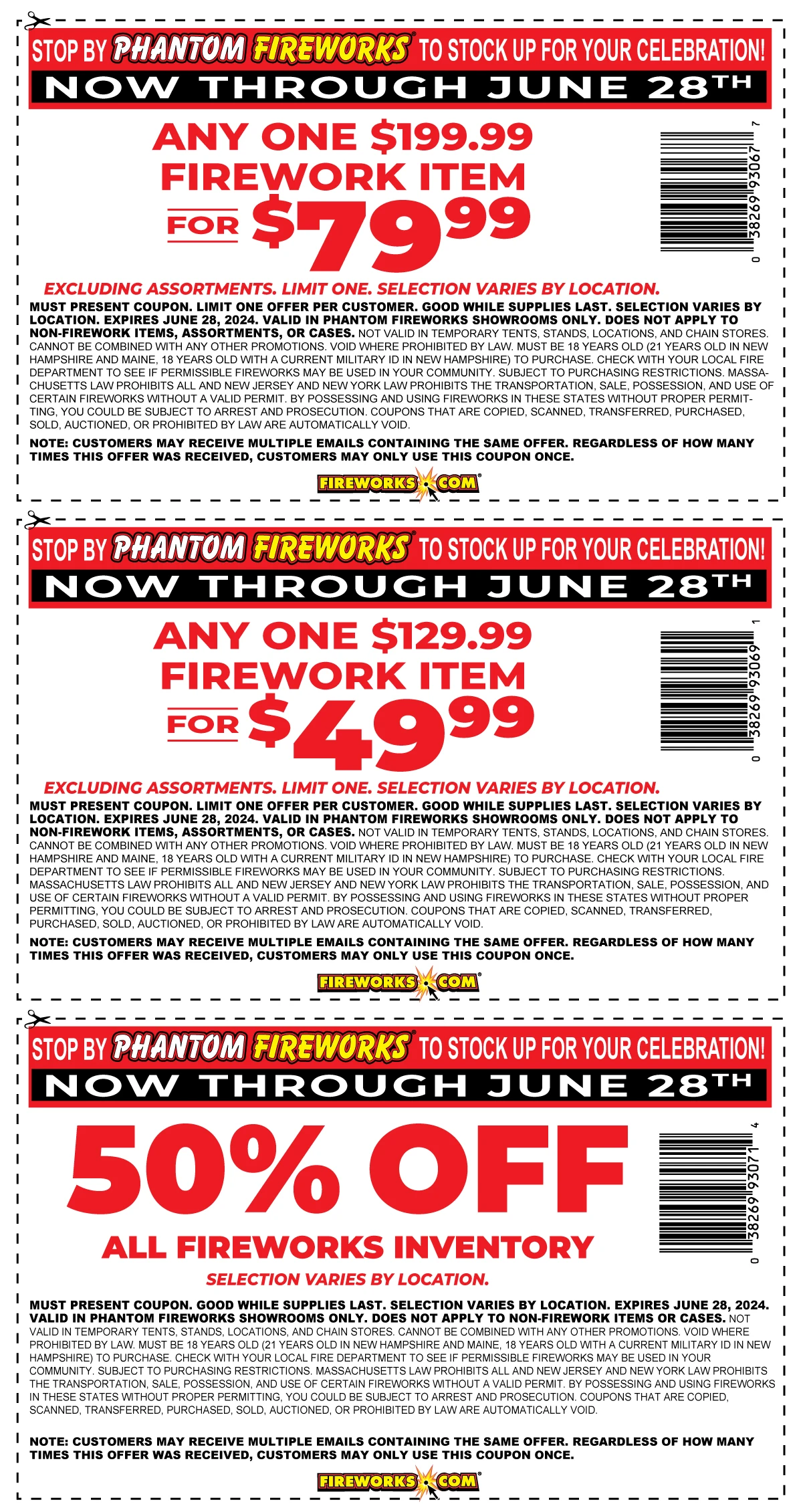 Coupons nl phantom fireworks