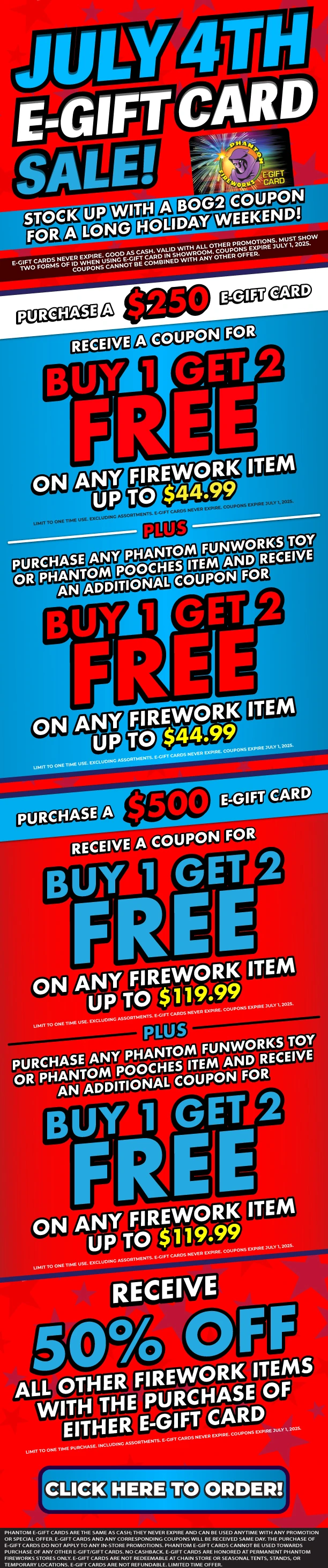 E-Gift Card Sale E-Gift Card Sale