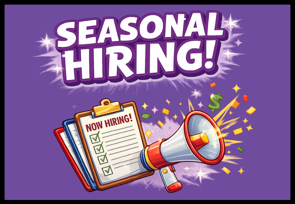 Seasonal Hiring Card