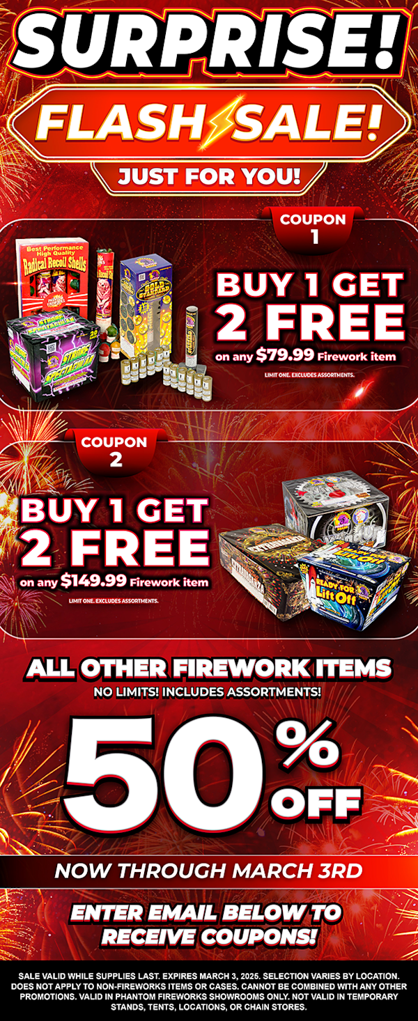 Coupons online phantom fireworks