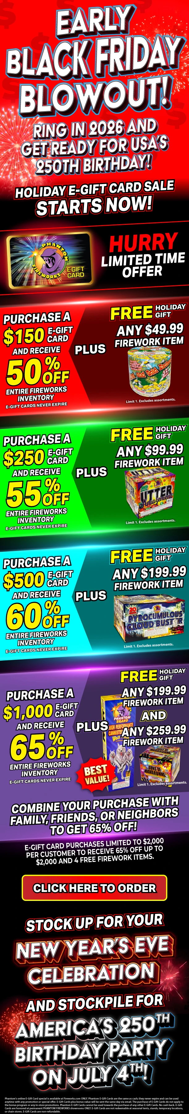 EGift Card Promo NYE 2025