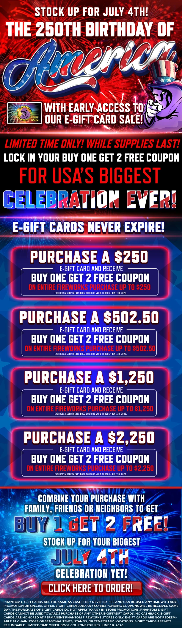 EGift Card Promo NYE 2025