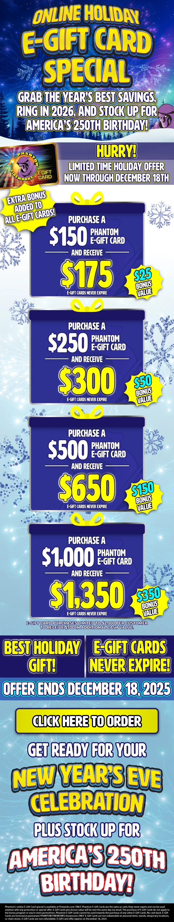 EGift Card Promo NYE 2025 EGift Card Promo NYE 2025