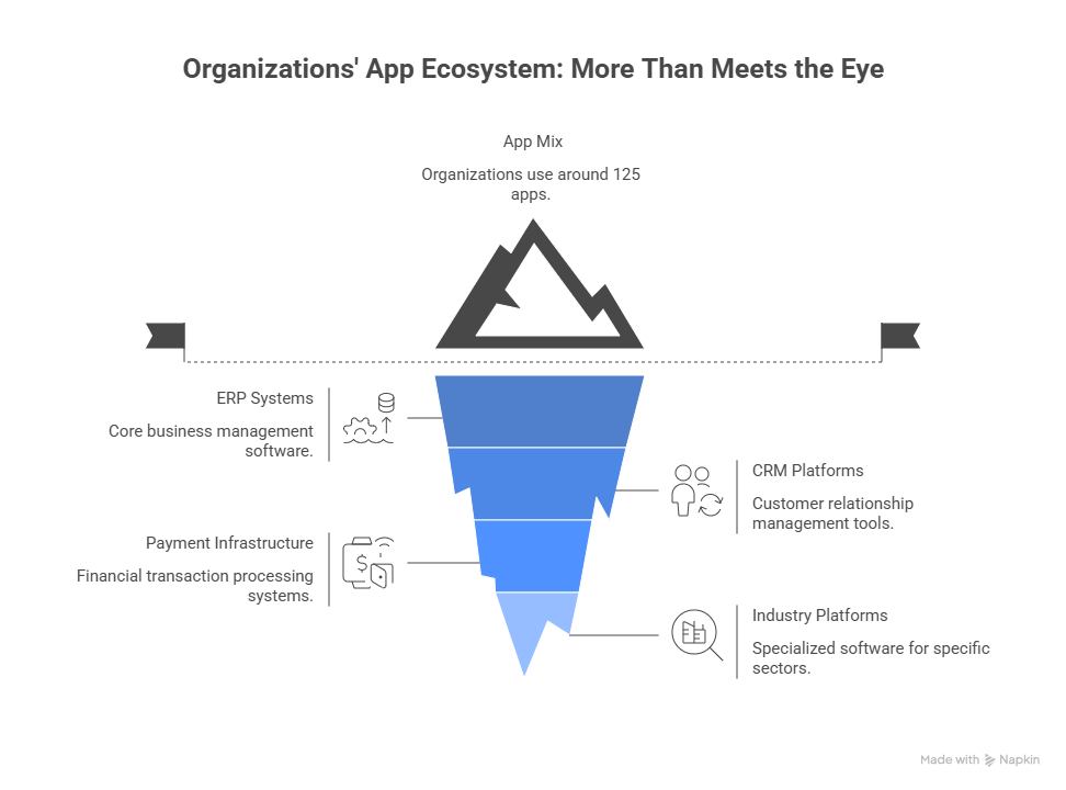 Organization App Ecosystem: More than Meets the Eye