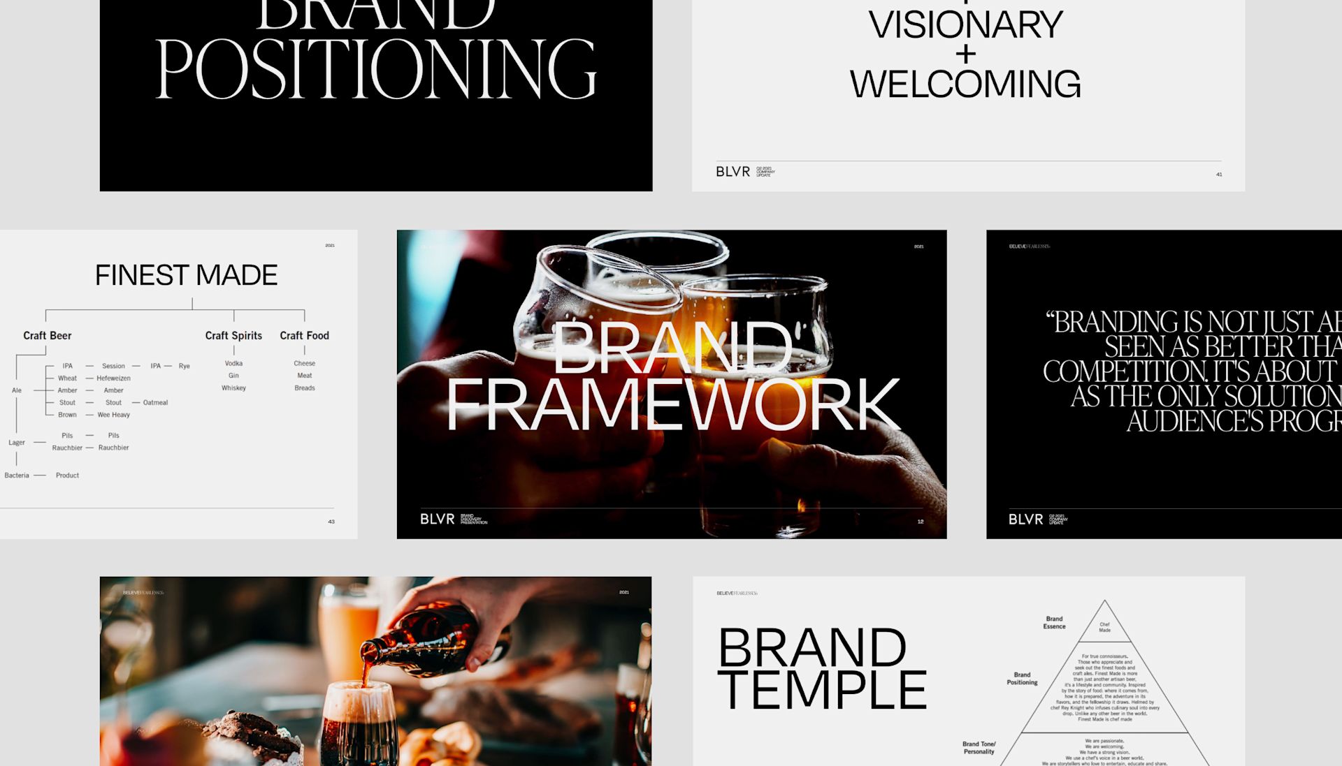 Finest Made Craft Beer Brand Framework