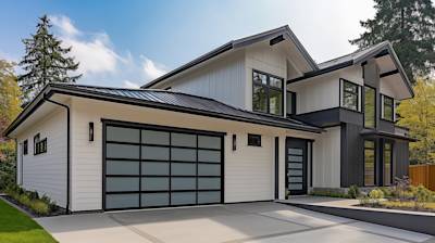Glass Garage Doors: Enhance Your Home's Curb Appeal
