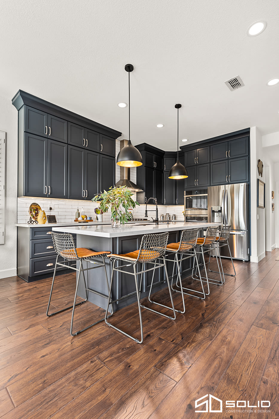 Kitchen, Fireplace, & Office Remodel