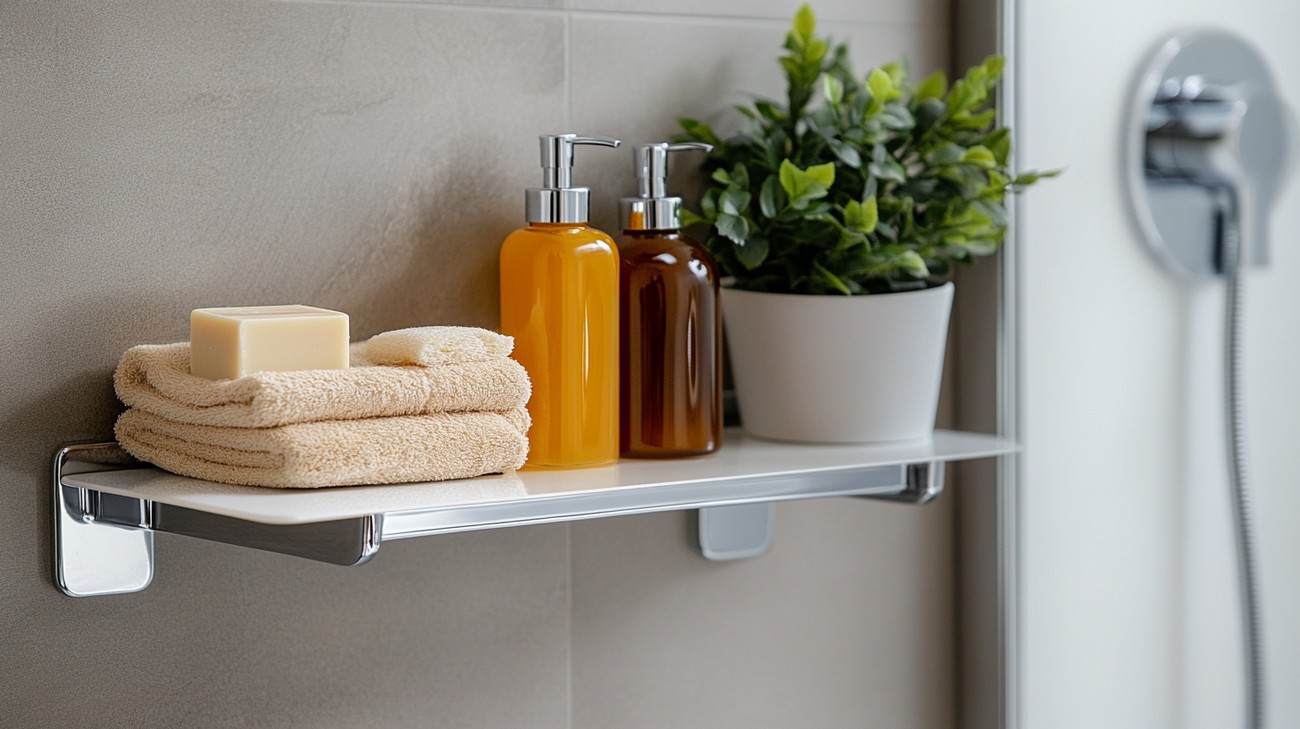 Shower shelf photo