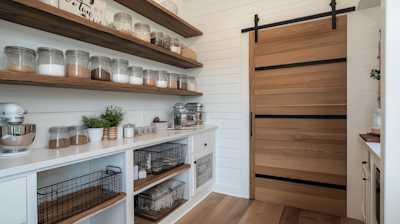 Discover Creative Small Walk-In Pantry Ideas