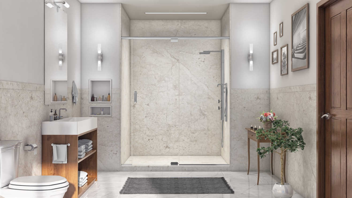 Which Shower Wall Material Offers the Most Benefits?