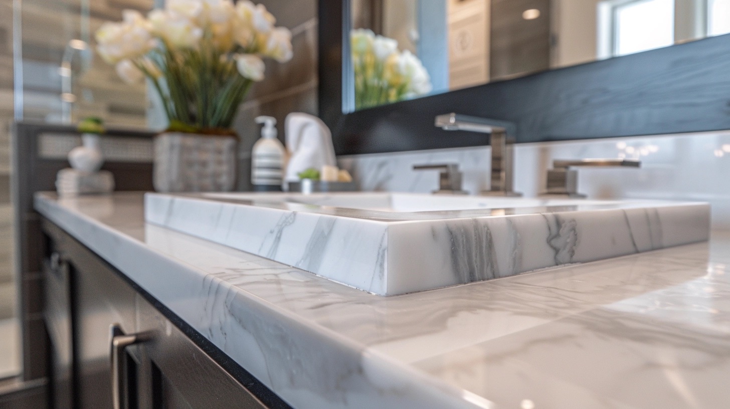 cultured marble vanity countertop
