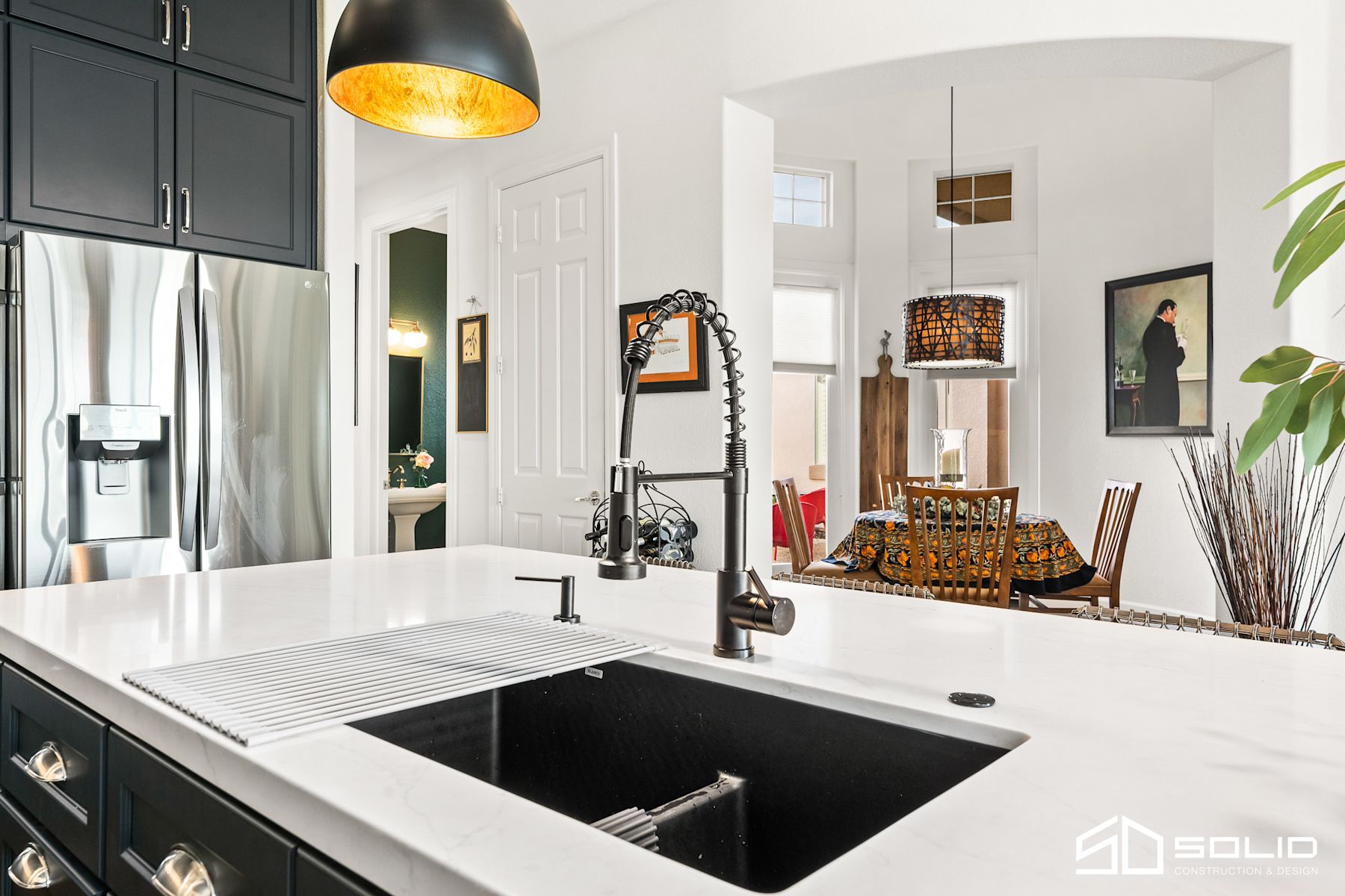 Kitchen, Fireplace, & Office Remodel