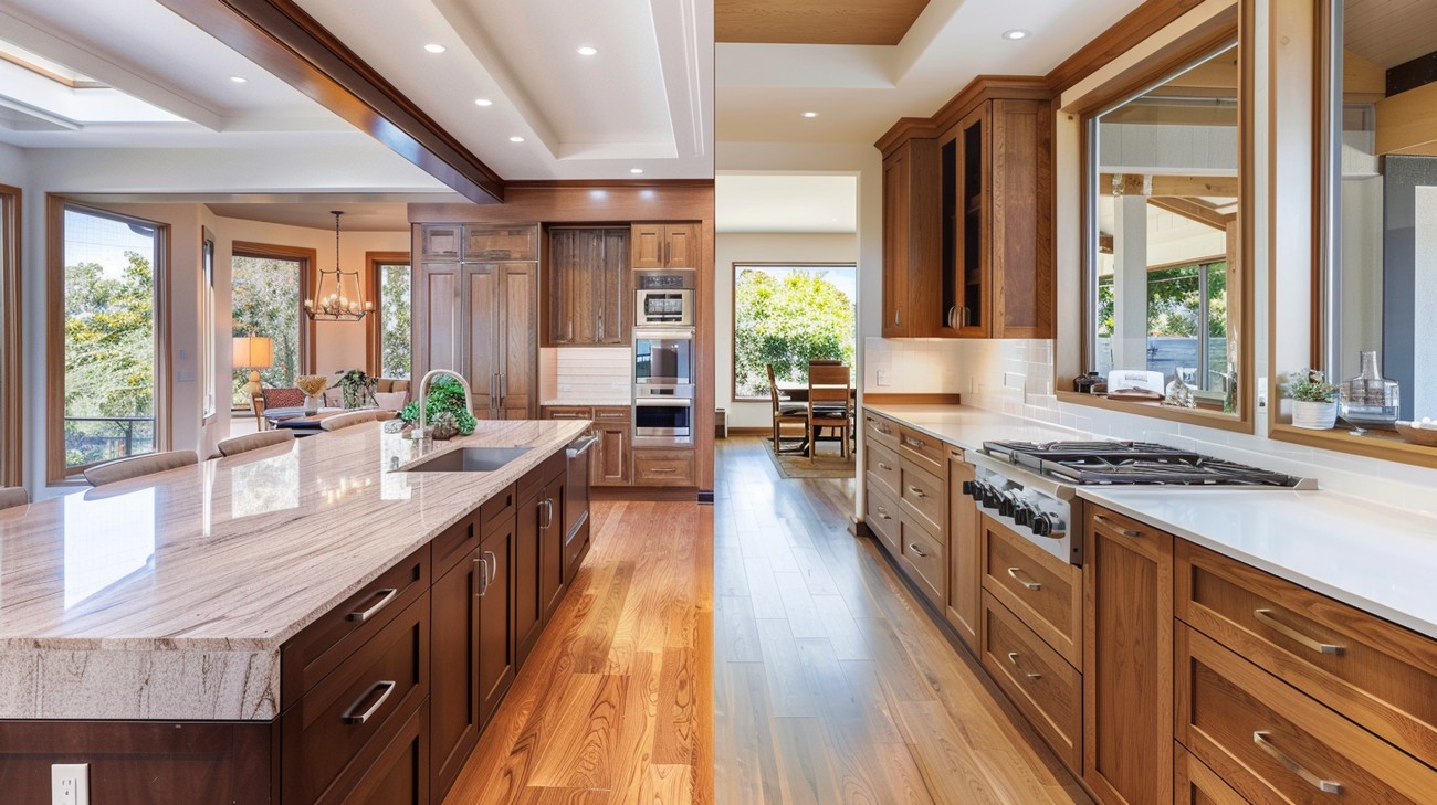 cabinet refinishing vs refacing photo