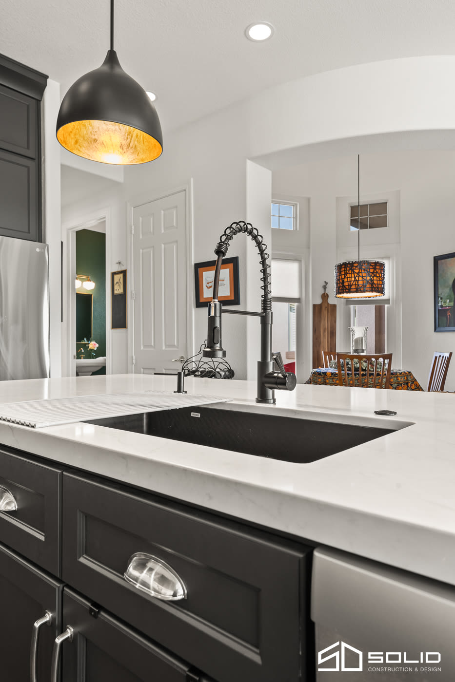 Kitchen, Fireplace, & Office Remodel