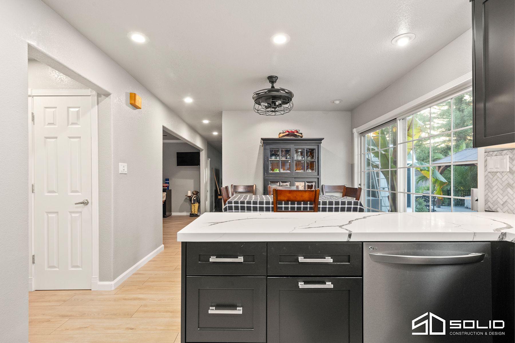 Kitchen, Fireplace, & Office Remodel