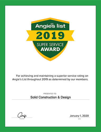 Angie's List Super Service Award