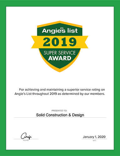 Angie's List Super Service Award