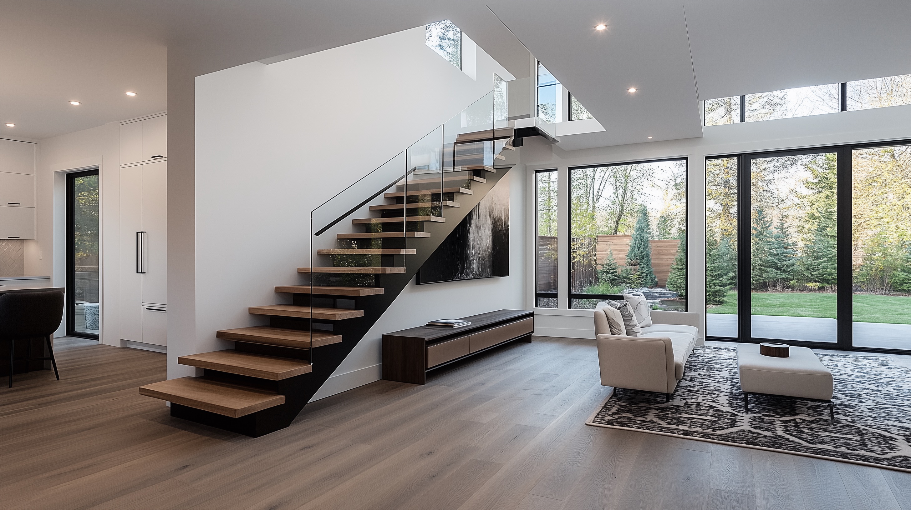 Floating Stairs: Enhance Your Home's Modern Aesthetic