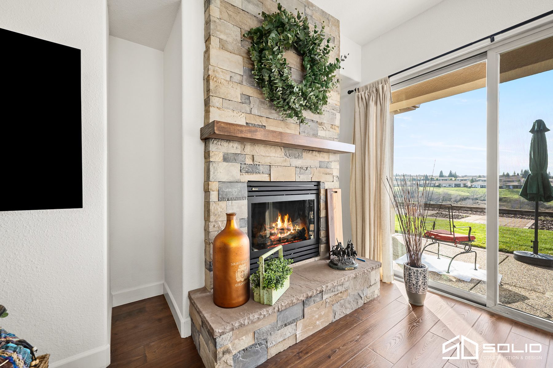 Kitchen, Fireplace, & Office Remodel