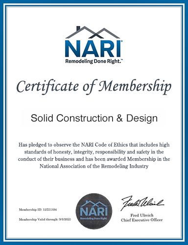 Member of The National Association of the Remodeling Industry
