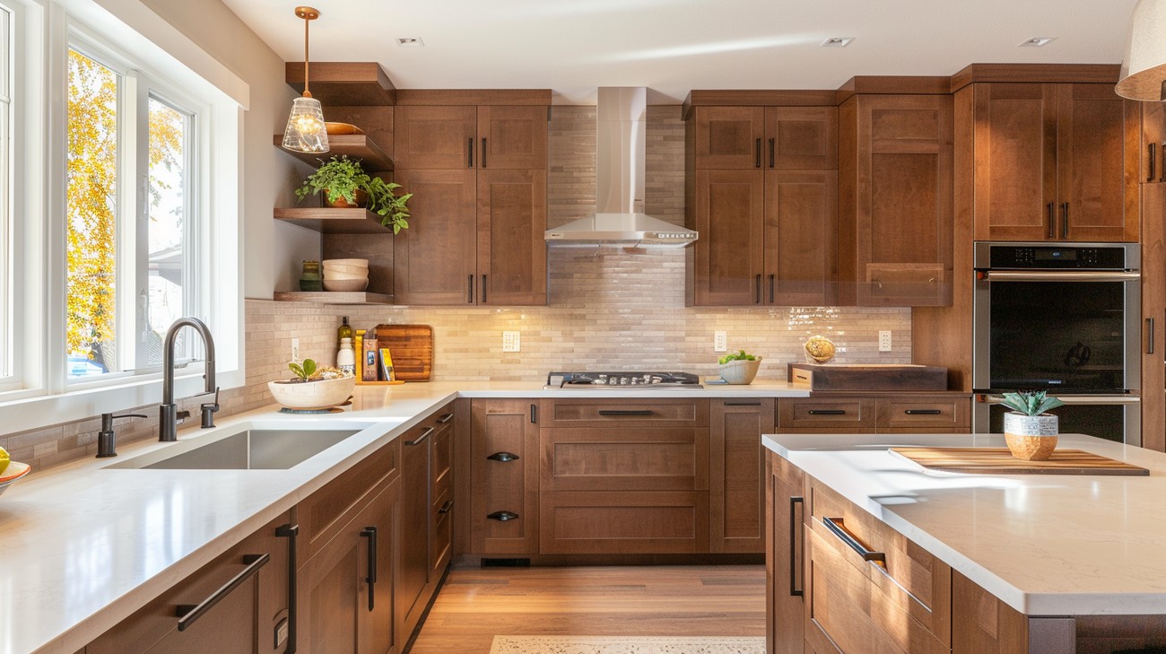 best average kitchen cabinet depth