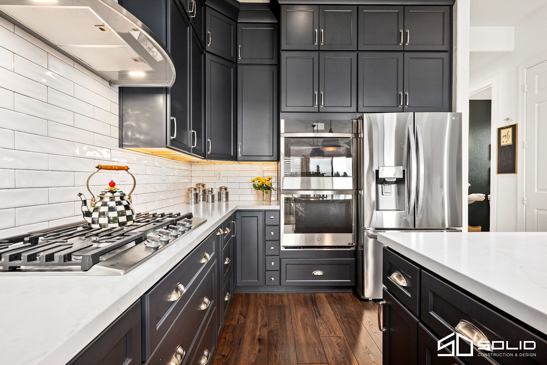 Kitchen, Fireplace, & Office Remodel
