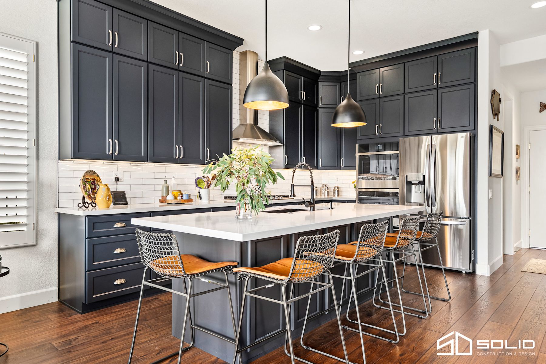 Kitchen, Fireplace, & Office Remodel