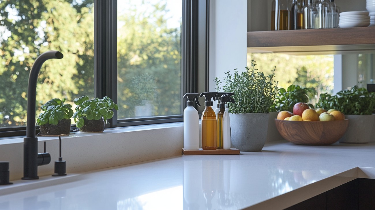 quartz countertop cleaners photo