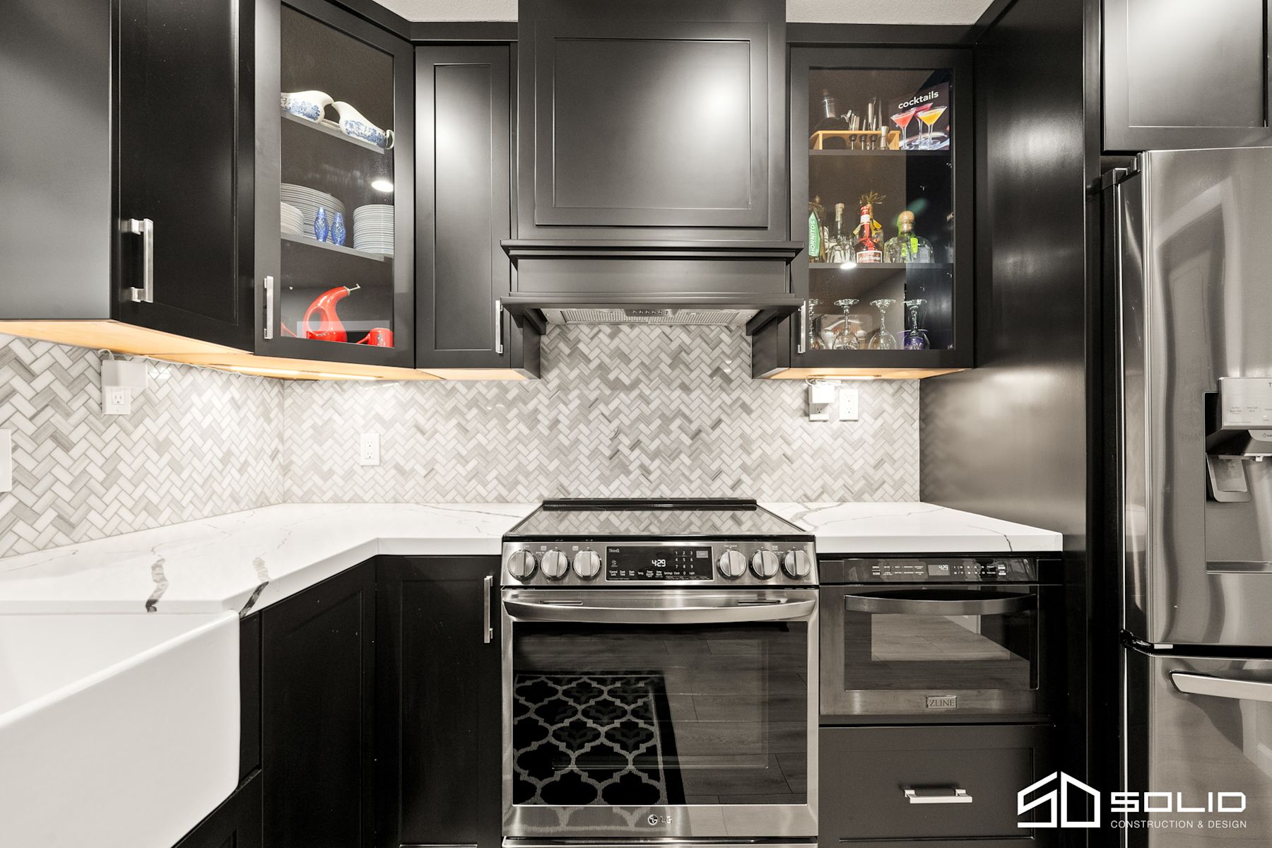 Kitchen, Fireplace, & Office Remodel