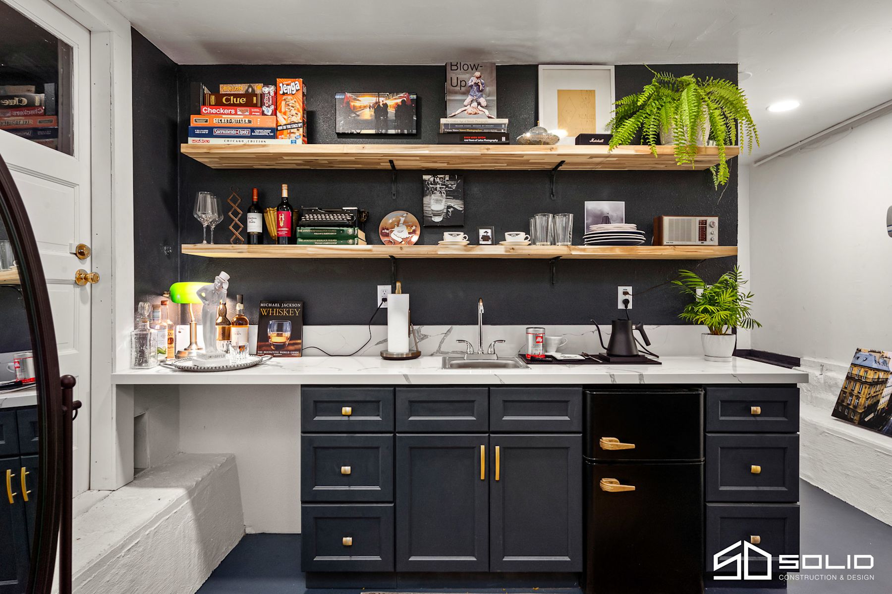 Garage Conversion: Custom Kitchenette and Bathroom Design