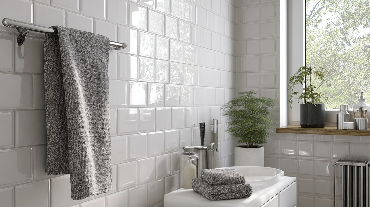 painting bathroom tile photo