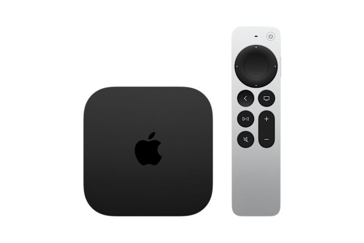Apple TV with remote