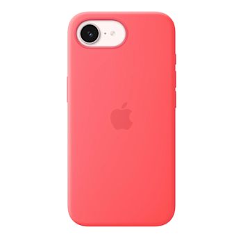 iPhone 17e Silicone Case with MagSafe Bright Guava - Apple iPhone 17e Silicone Case with MagSafe Bright Guava - Apple