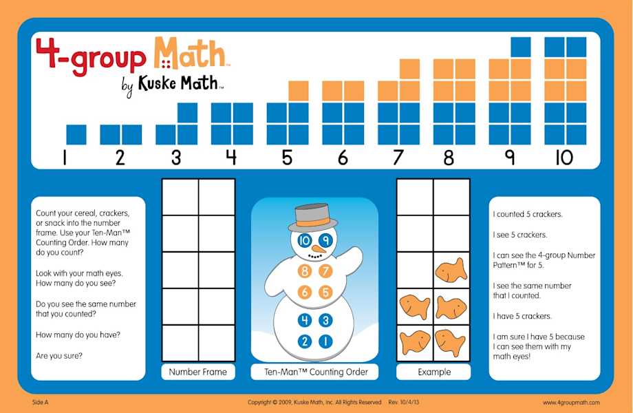 4 Group Math Worksheets