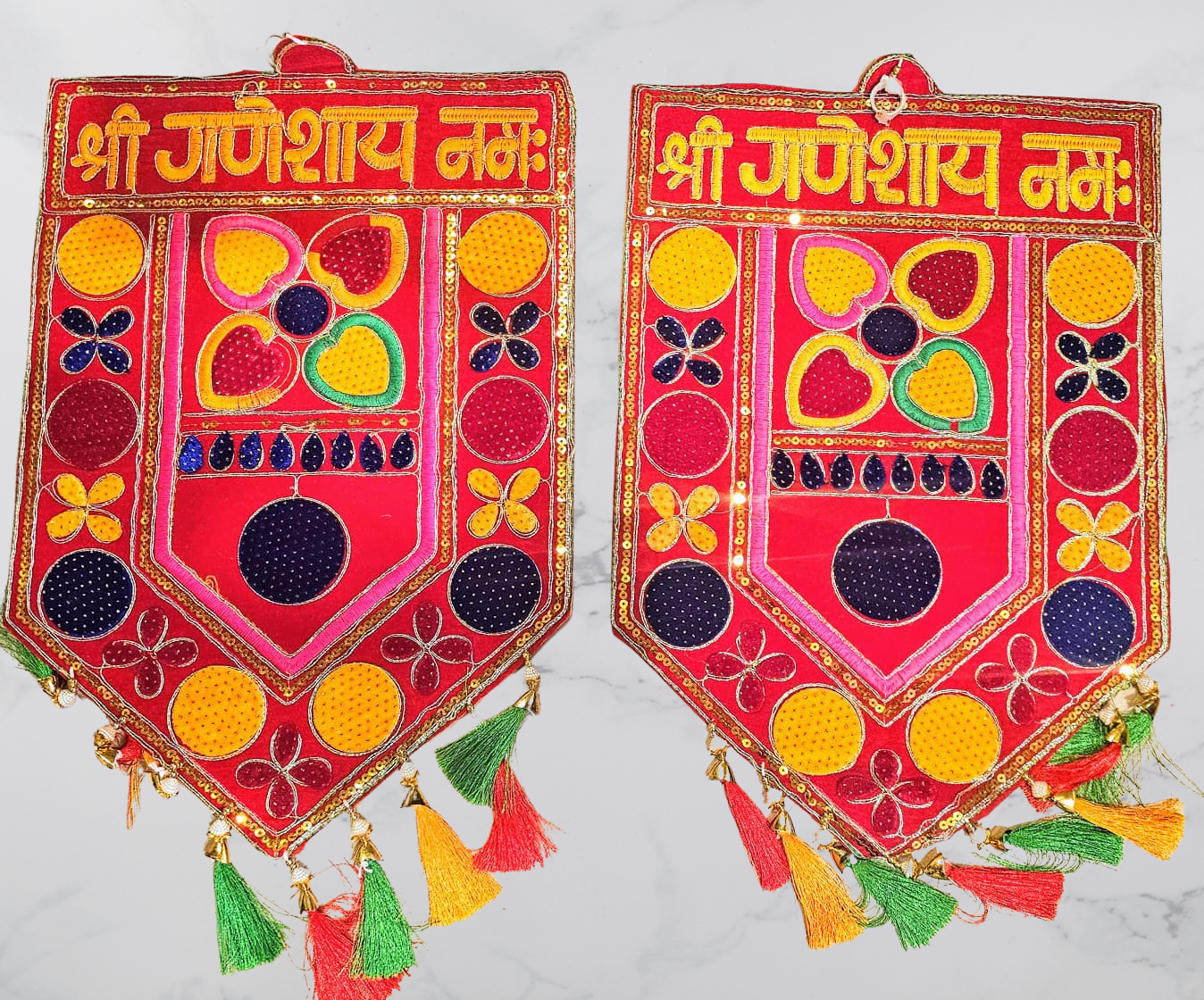 Handcrafted Multicolor Bandarwar for Pooja, Housewarming, Wedding
