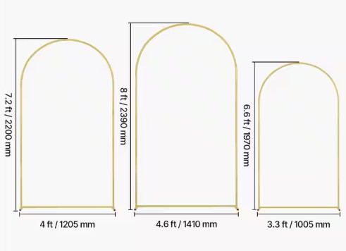 Wedding Arch (Set of 3)