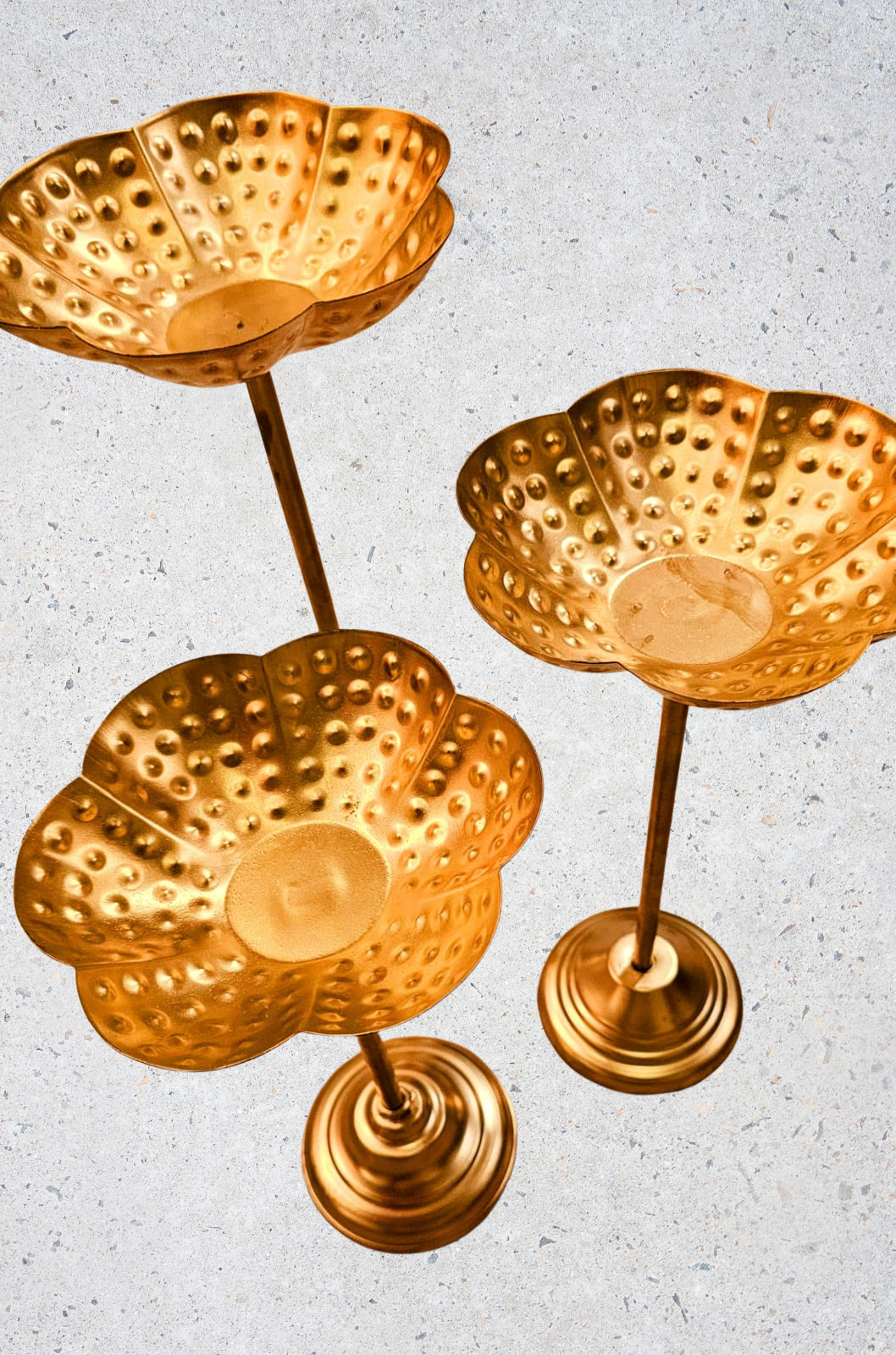 Tealight Holder Urli Bowl Stand | Set of 3