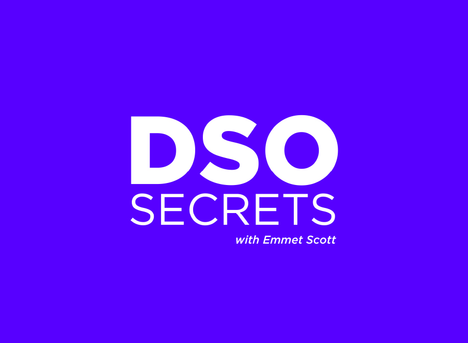 DSO Secrets with Emmet Scott logo - SDC Partner Network publication