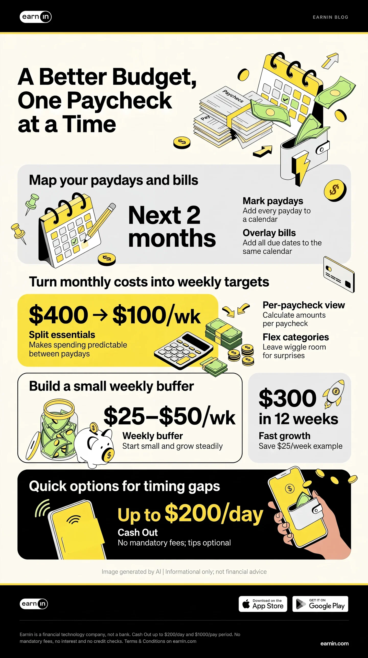 A Better Budget, One Paycheck at a Time - EarnIn Guide
