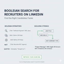 Boolean Search for Recruiters on LinkedIn image