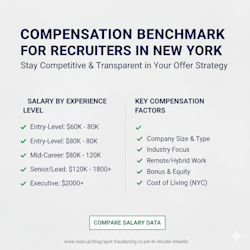 Compensation Benchmark for Recruiters in New York image