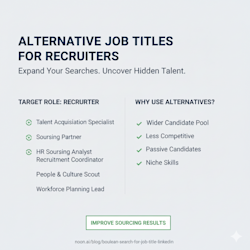 Alternative Job Titles for Recruiters image