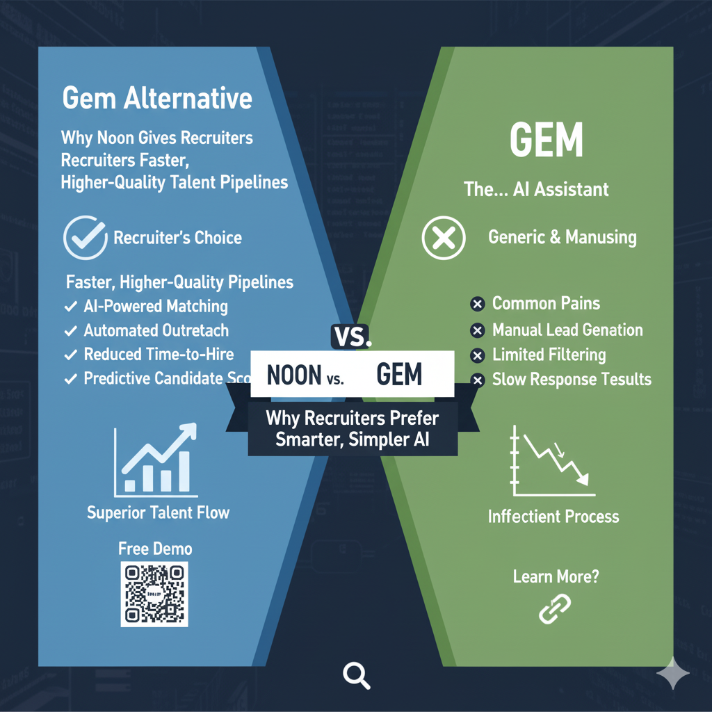 Gem Alternative: Why Noon Gives Recruiters Faster, Higher-Quality Talent Pipelines image