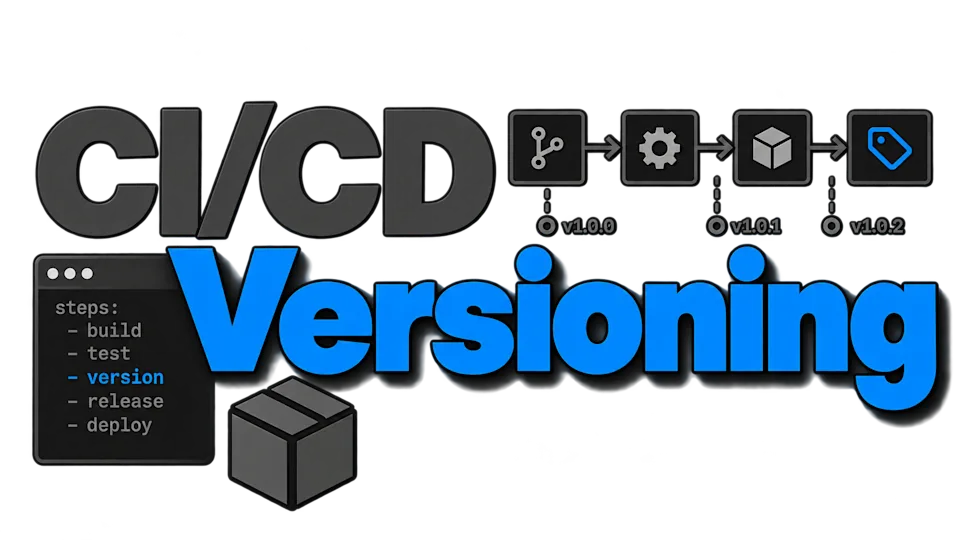 CI/CD versioning pipeline from commit to tagged release