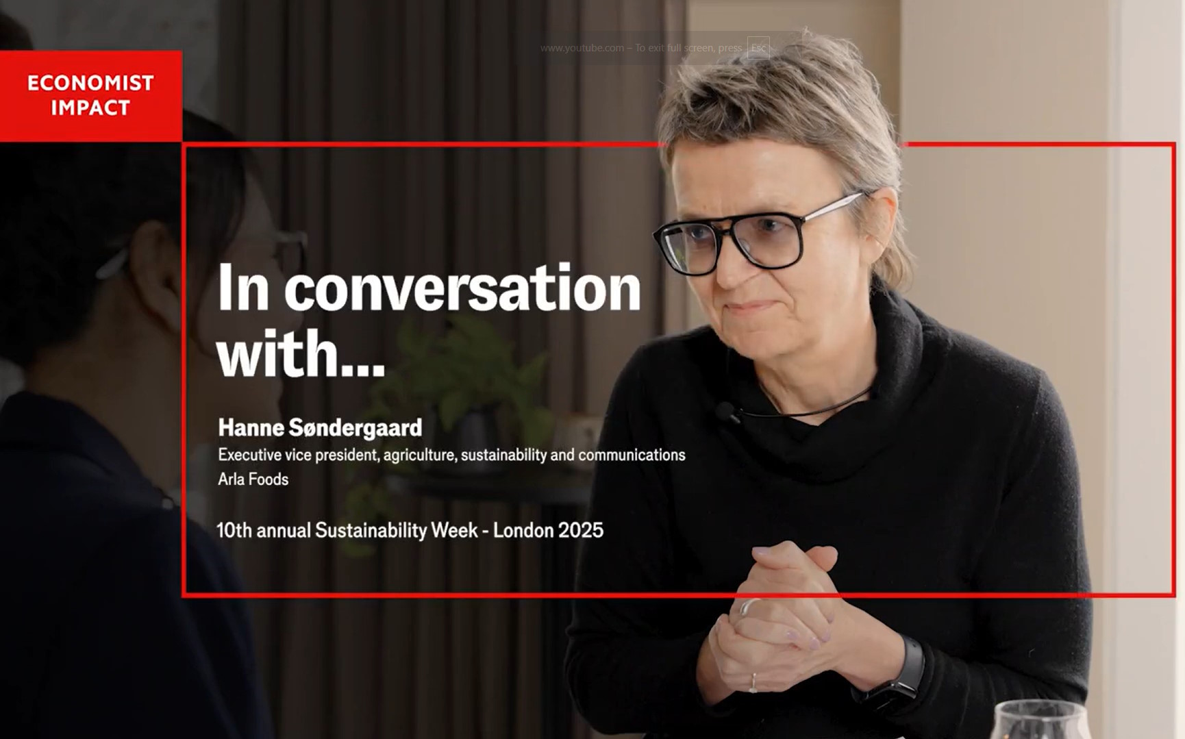 Hanane Sundberg In conversation with Hanne Søndergaard