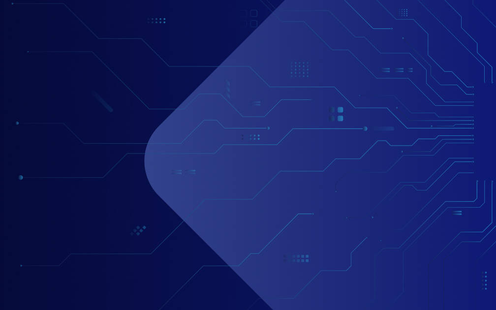 Circuit roads on bluebackground