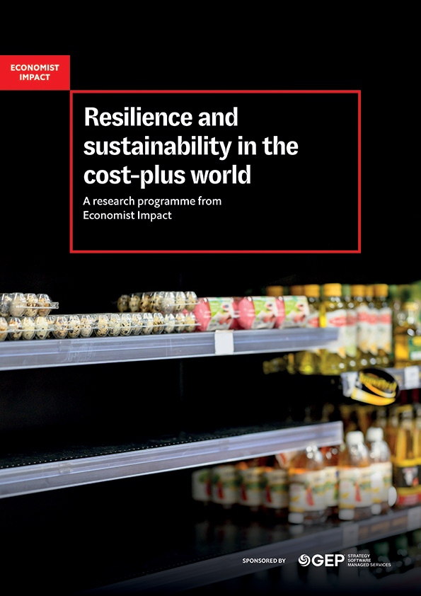 Report Cover | Resilience and sustainability in the cost-plus world