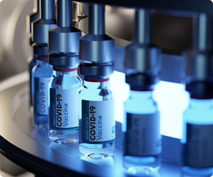 Covid vaccine vials