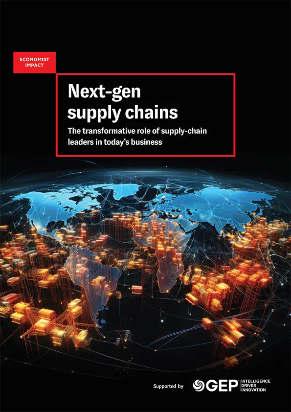 Report cover | Next-gen supply chains The transformative role of supply-chain leaders in today’s business