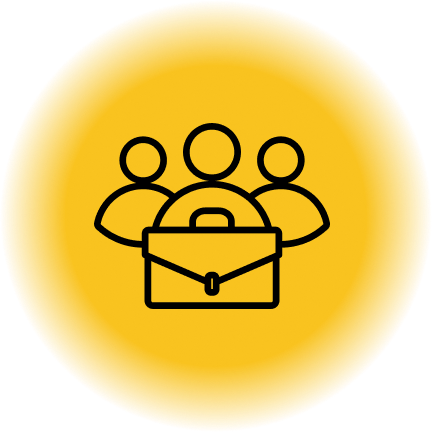 Employers and employees icon